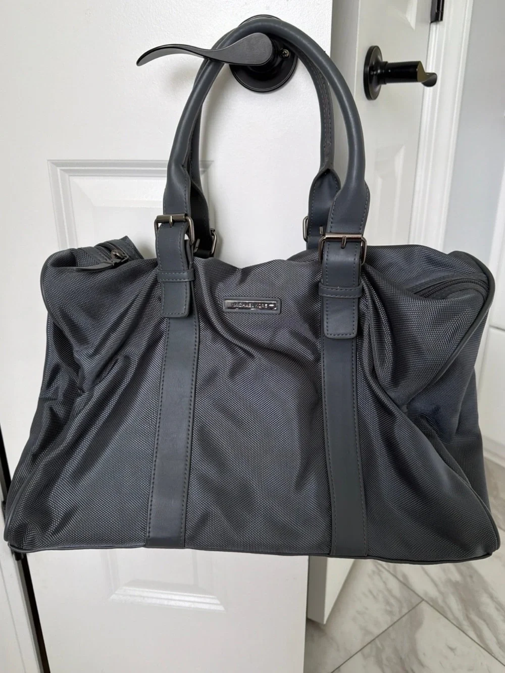 Michael Kors Gray Travel Bag with Handles